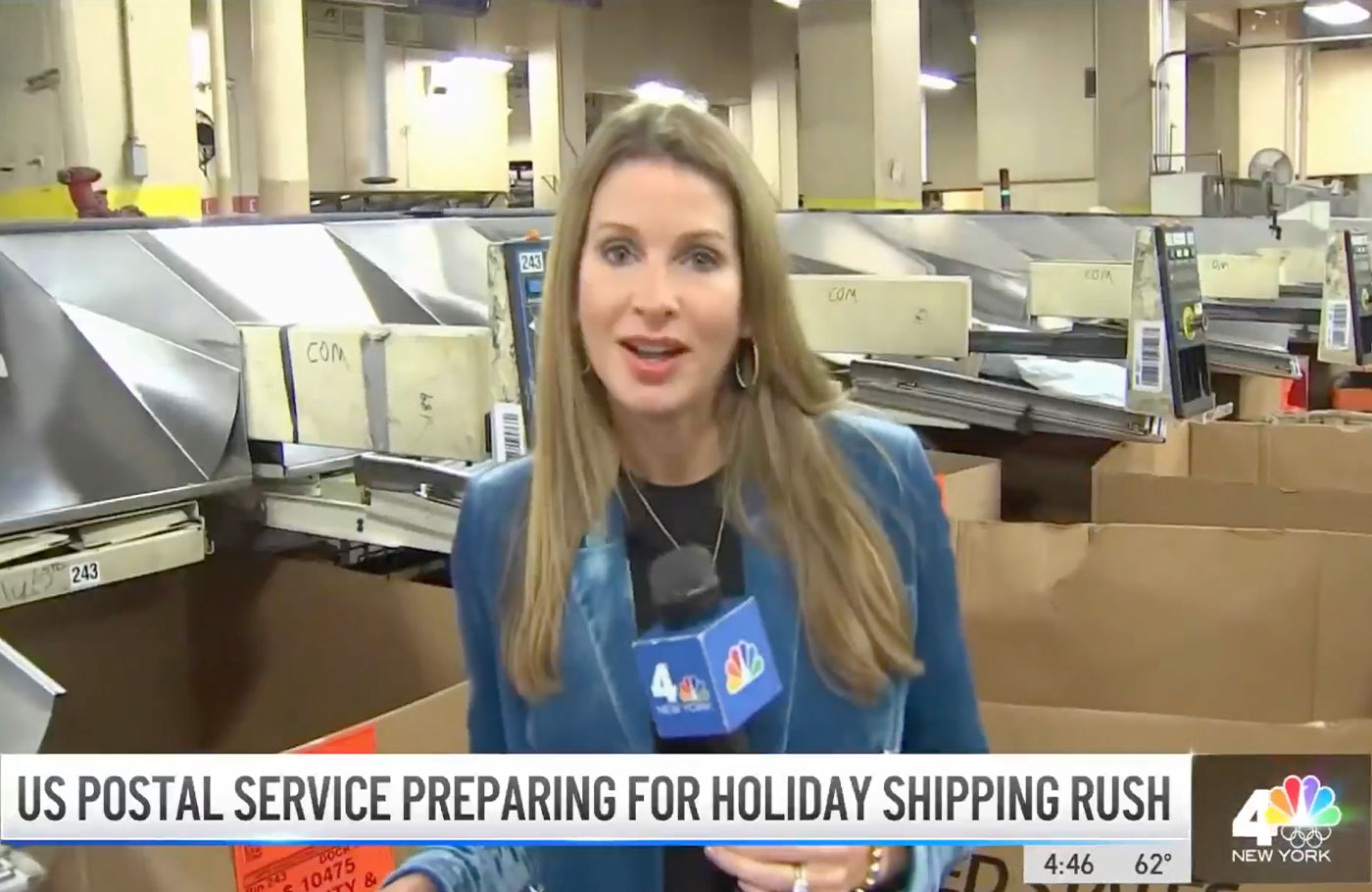 U.S. Postal Service Prepares for Holiday Shipping Rush